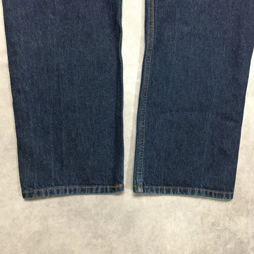 Levis‎ Mens 505 Straight Fit Blue Jeans size 40x32 Cotton Denim Pants